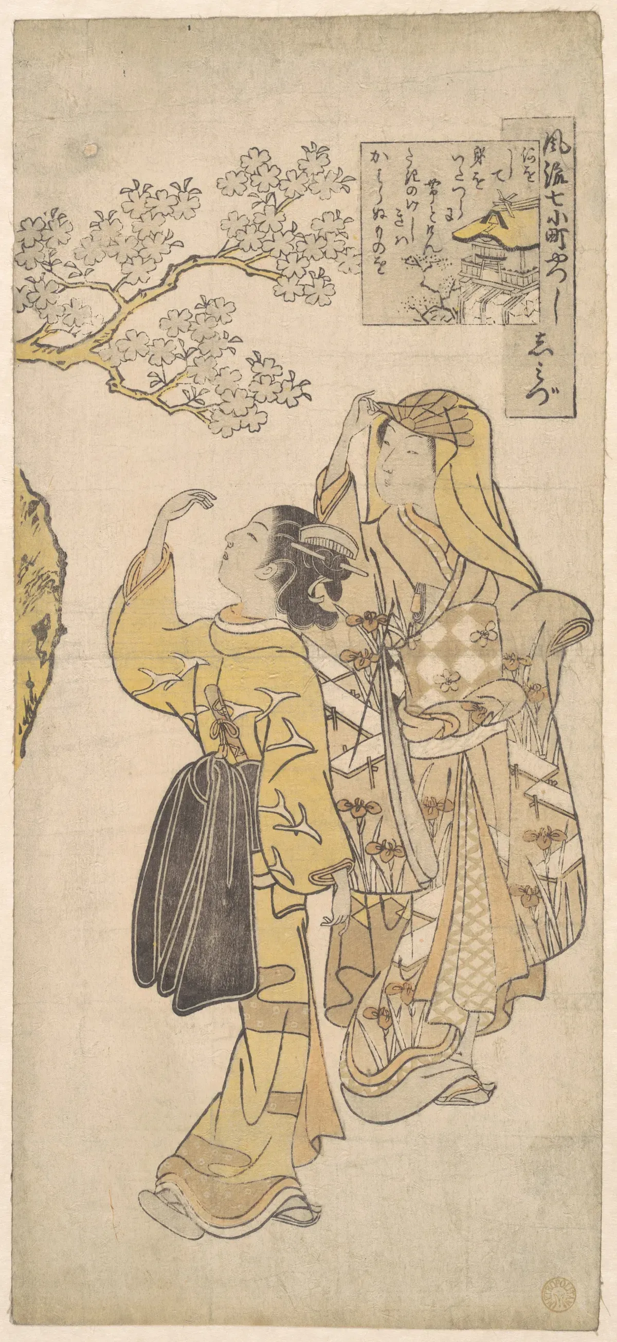Shimizu Temple | Suzuki Harunobu - 浮世繪畫廊
